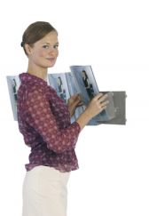 Stenski nosilec stojal - Magic Wall 136 cm + 4 x predalnik